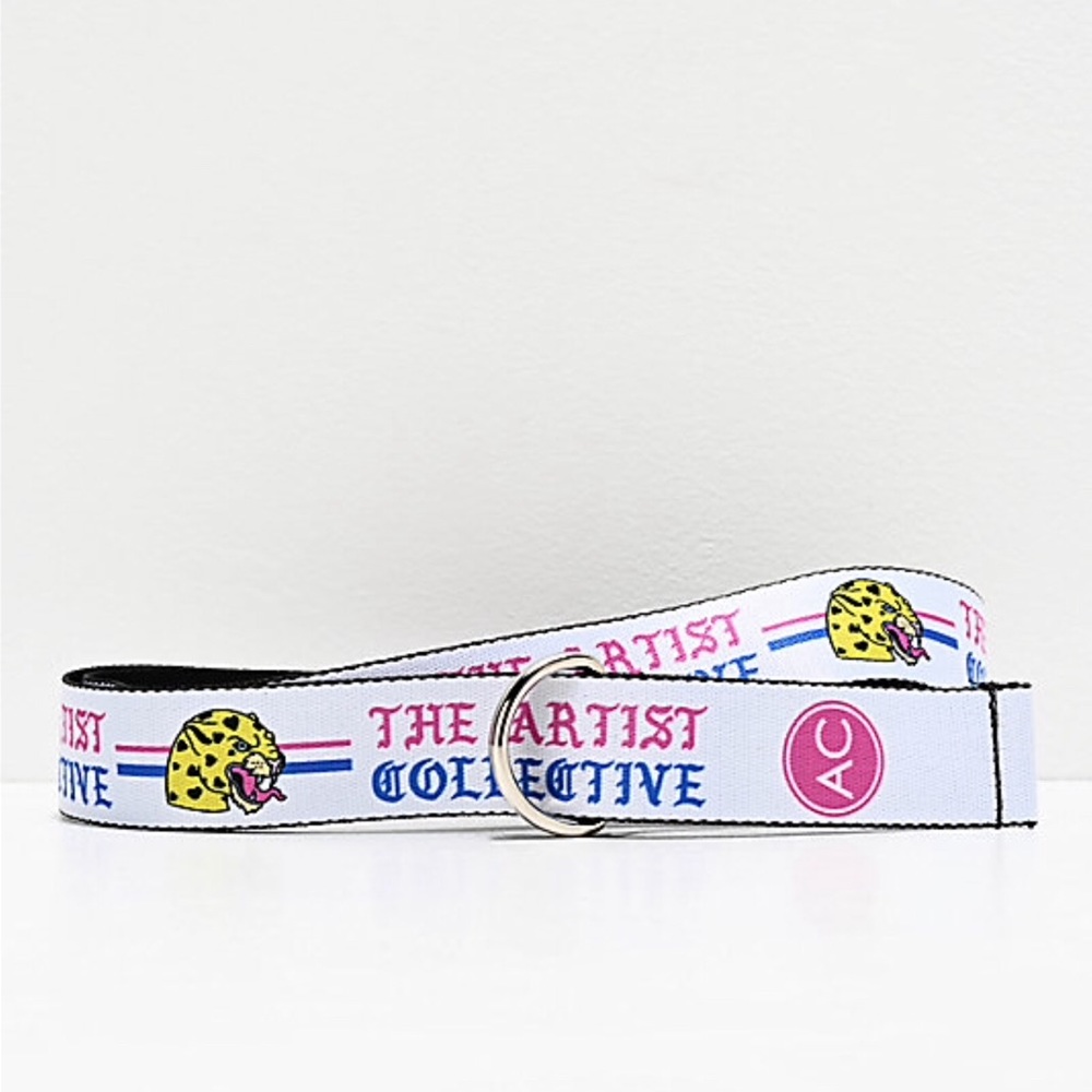 The Artist Collective leopard belt